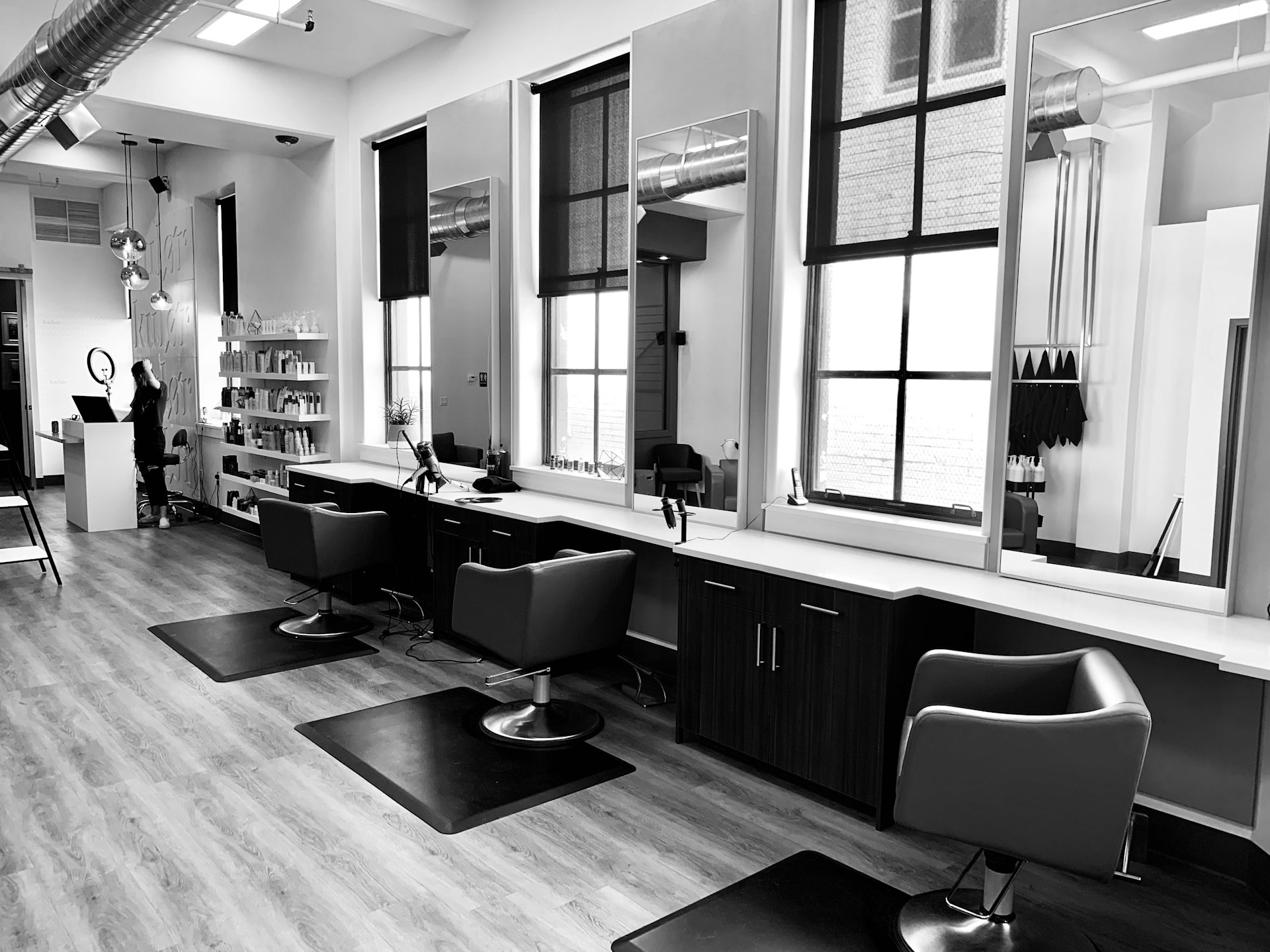 Salon de coiffure elegant